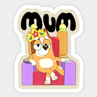 Queen Mum Sticker